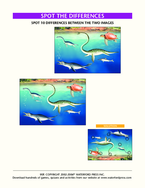 Spot the Differences Lesson Plan