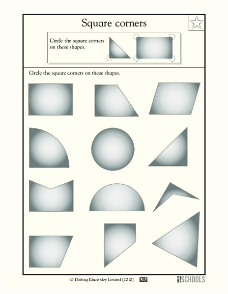 Square Corners Worksheet