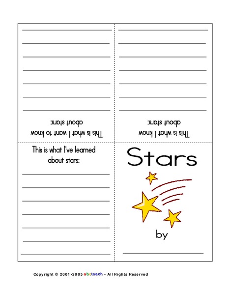 Stars Worksheet