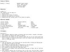 States of Matter Lesson Plan