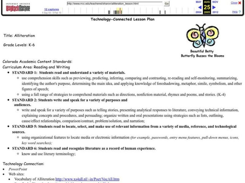 Alliteration Lesson Plan