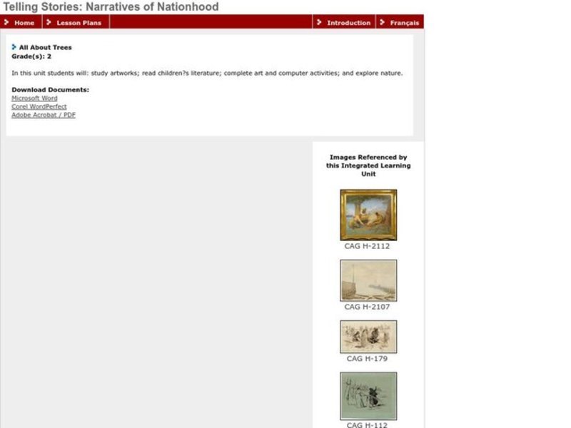 All About Trees Lesson Plan