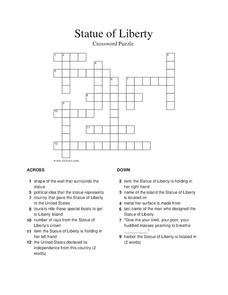 Statue of Liberty Worksheet