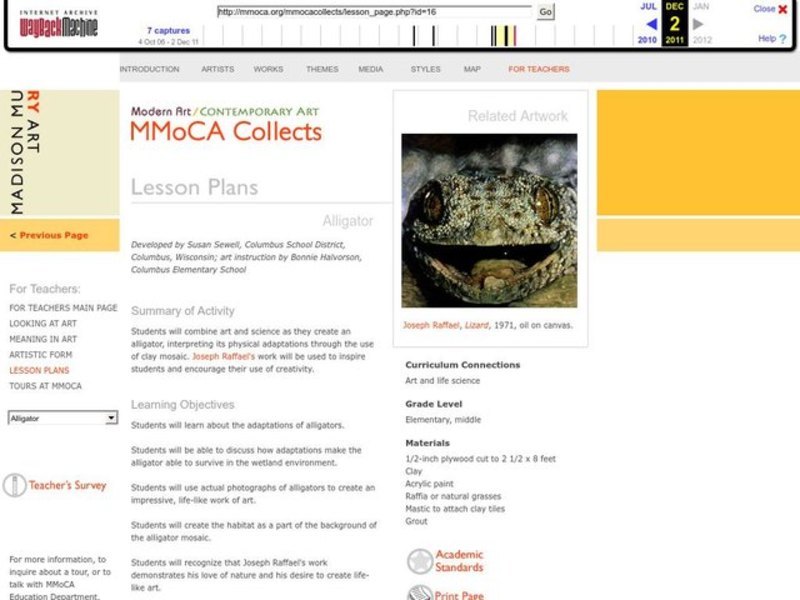 Alligator Lesson Plan