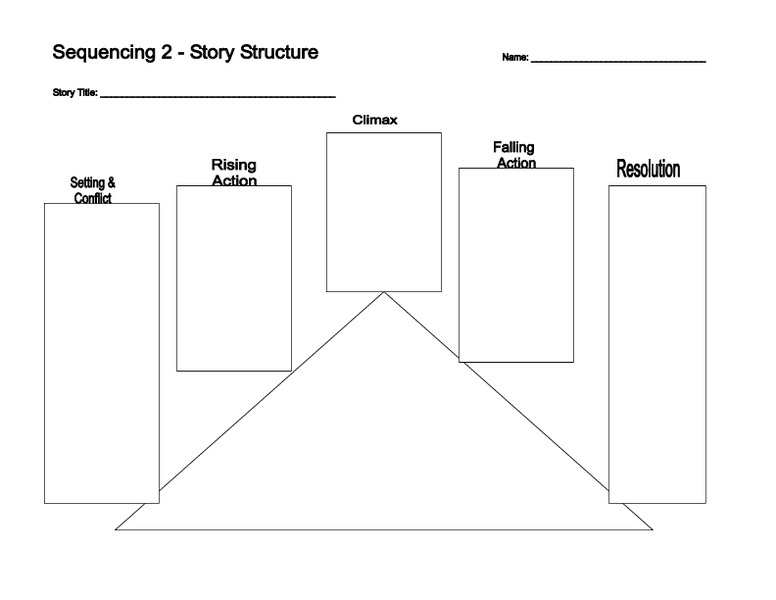 Story Pyramid Organizer
