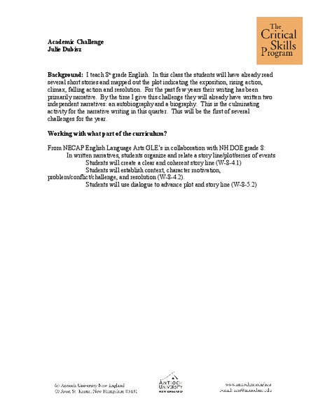 Storytelling Lesson Plan