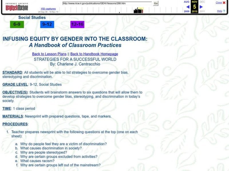 Strategies for a Successful World Lesson Plan