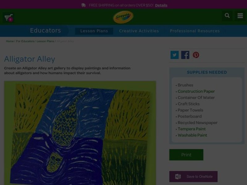Alligator Alley Lesson Plan