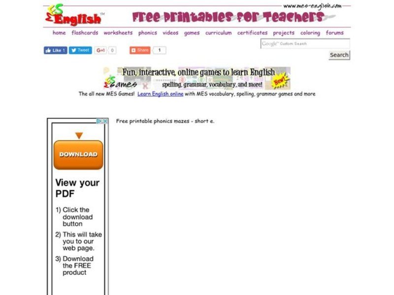 Alphabet and Phonics Mazes Worksheet