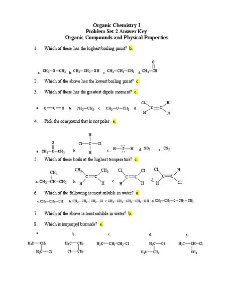 Substitution and Elimination Reactions Lesson Plan