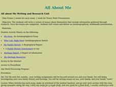 All About Me Worksheet