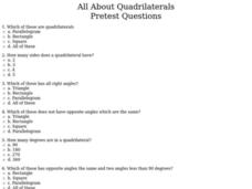 All About Quadrilaterals Interactive