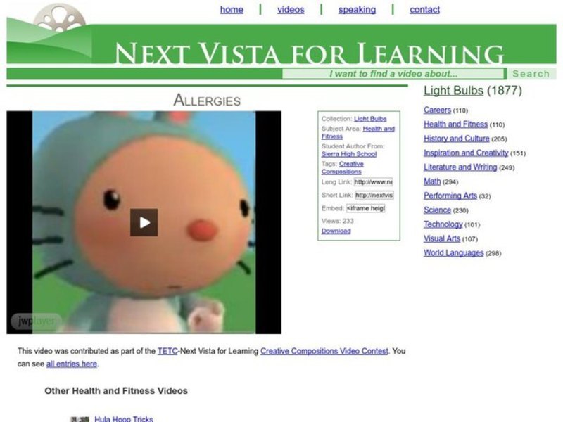 Allergies Instructional Video