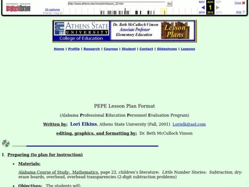 Subtraction with Regrouping Lesson Plan