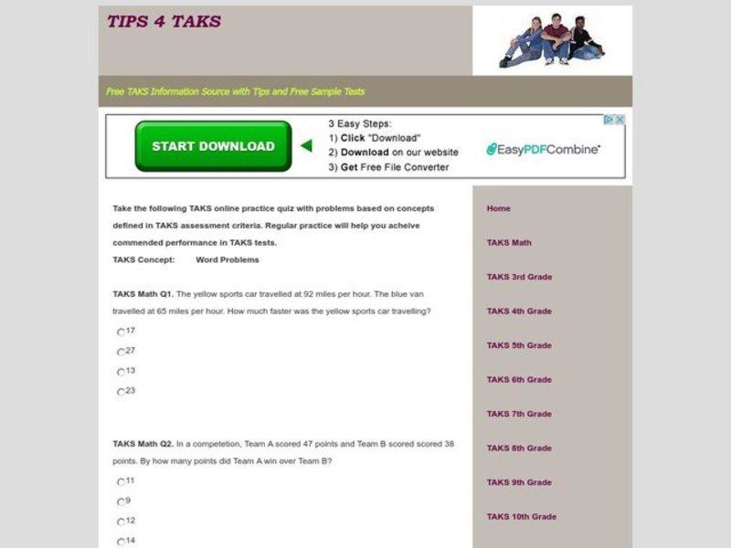 Subtraction Word Problems Interactive