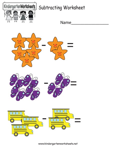 Subtraction Worksheet Worksheet