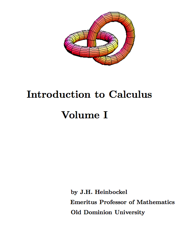 Introduction to Calculus eBook