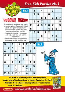 Sudoku Puzzle Worksheet