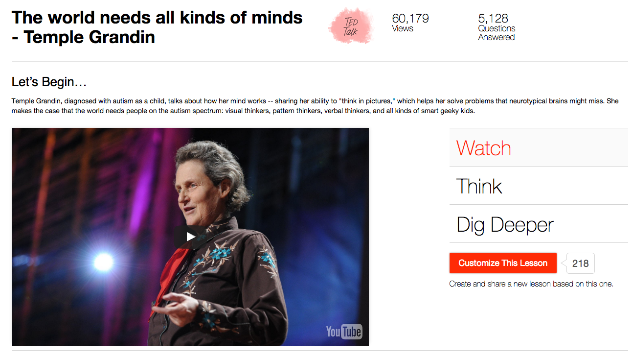 The World Needs All Kinds of Minds Instructional Video