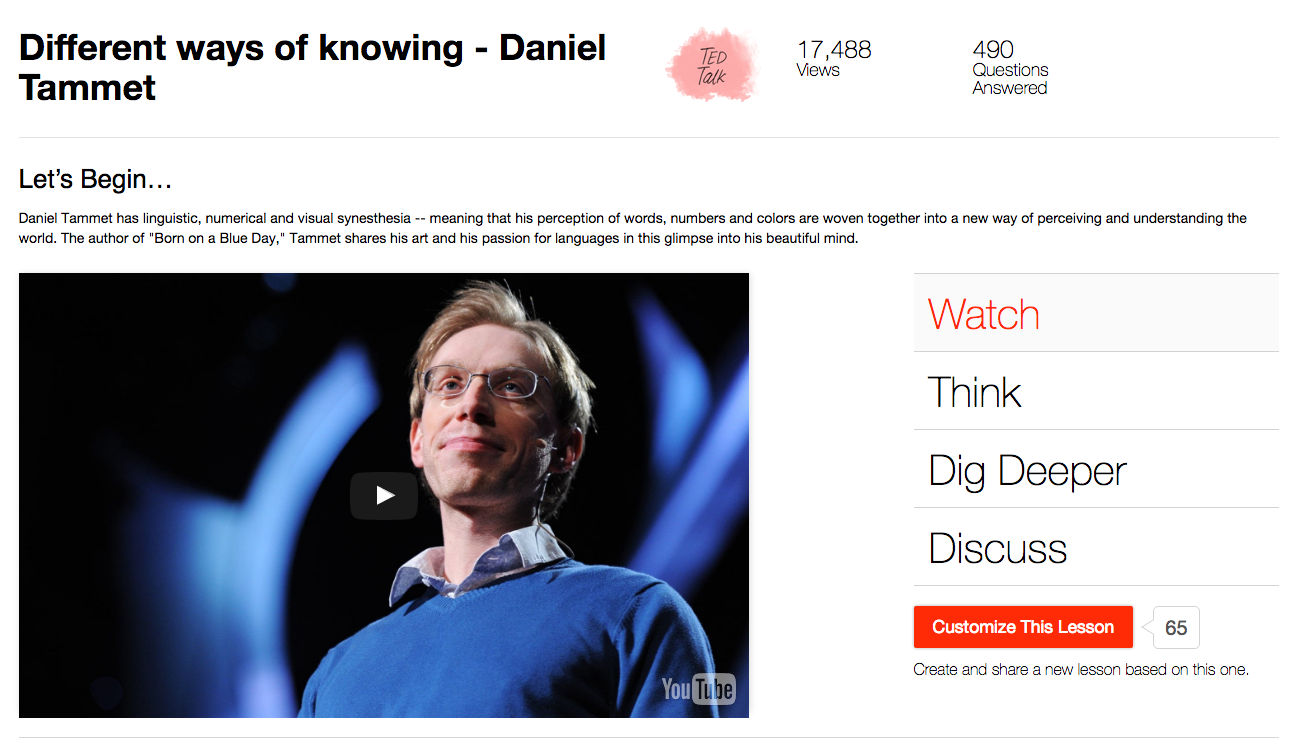 Different Ways of Knowing Lesson Plan