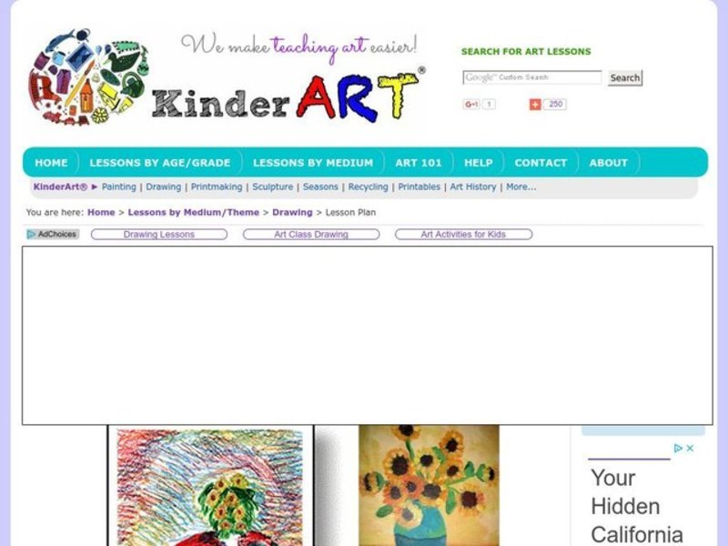 Sunflowers Lesson Plan