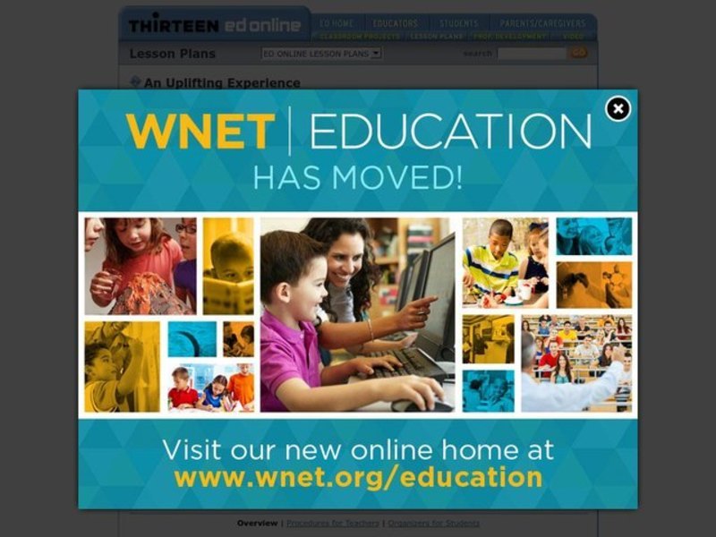 An Uplifting Experience Lesson Plan