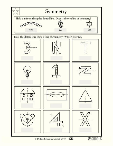 Symmetry Worksheet