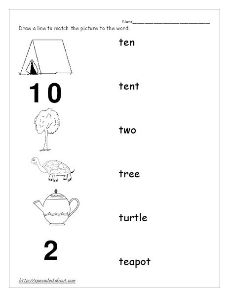 T words Worksheet