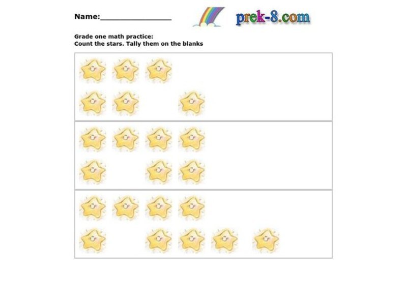 Tally Marks Worksheet