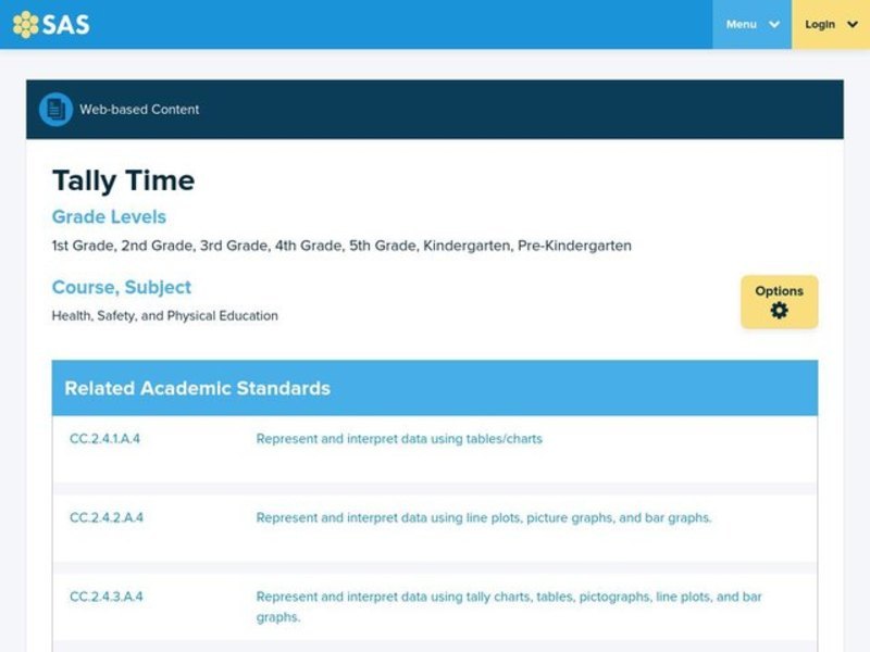 Tally Time Lesson Plan