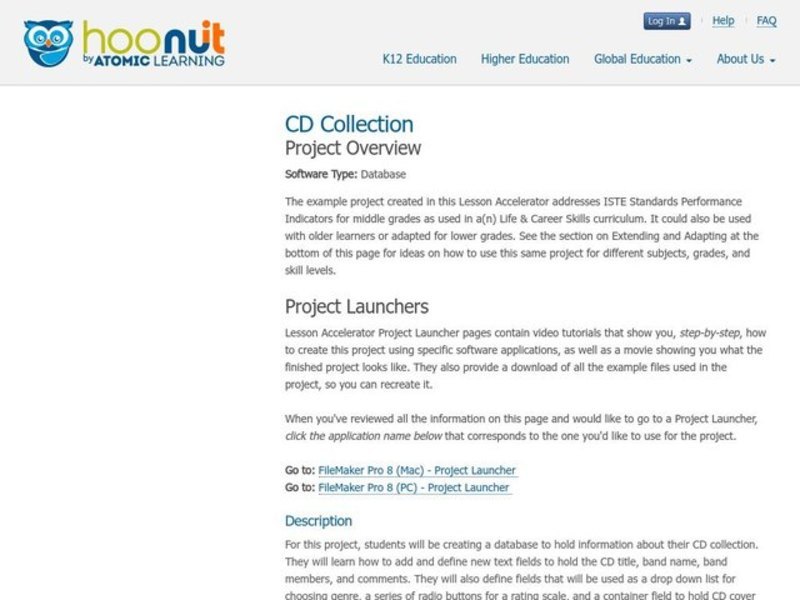 Tech Integration Project Lesson Accelerator: Project Overview Activity