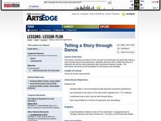 Telling a Story through Dance Worksheet