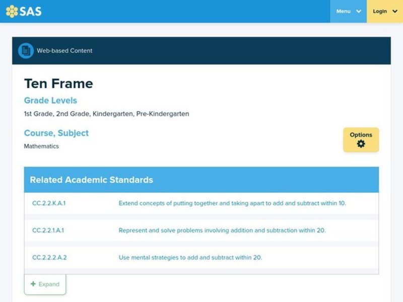 Ten Frame Lesson Plan