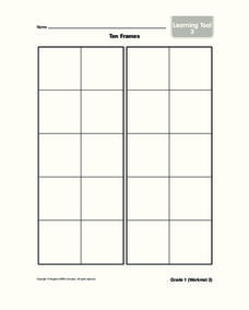 Ten Frames Organizer