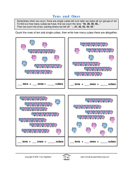 Tens and Ones Lesson Plan
