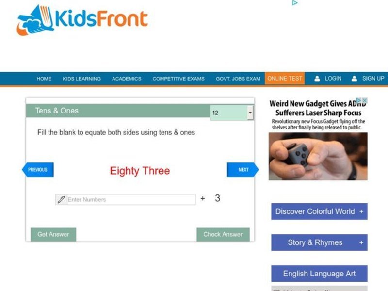Tens and Ones Interactive