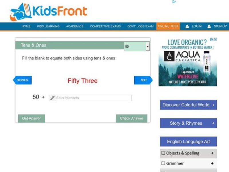 Tens and Ones Interactive
