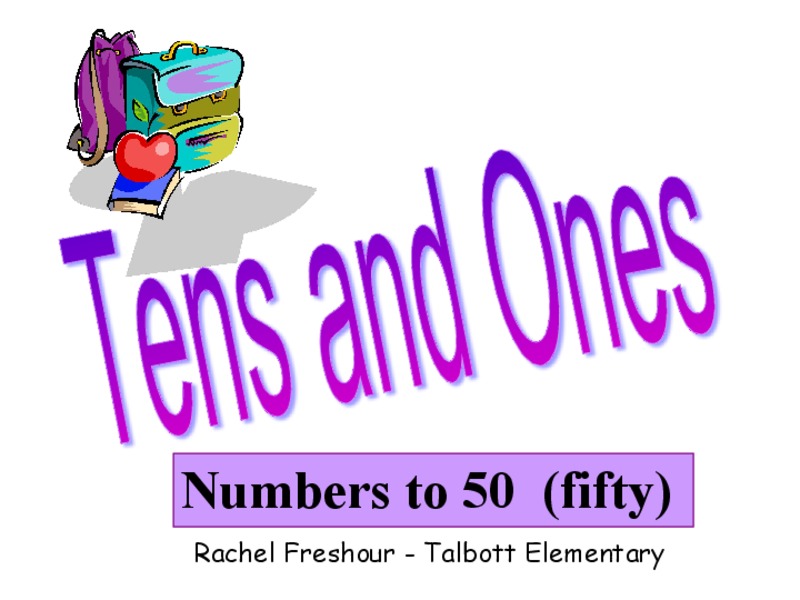 Tens and Ones PPT