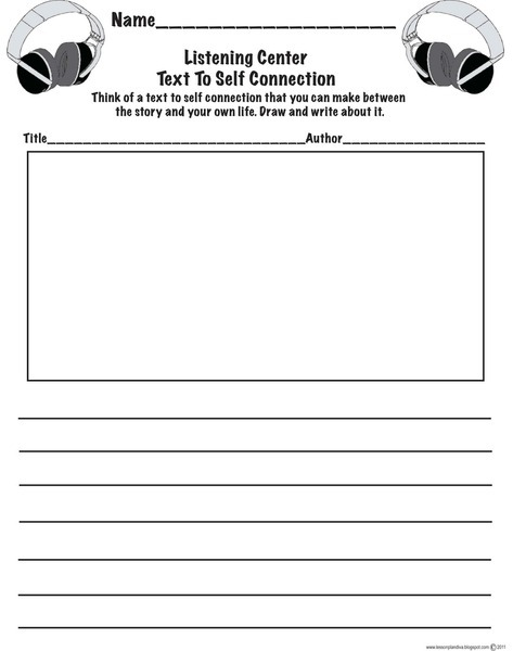 Text-to-Self Connection Worksheet
