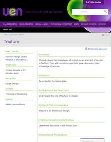 Texture Lesson Plan
