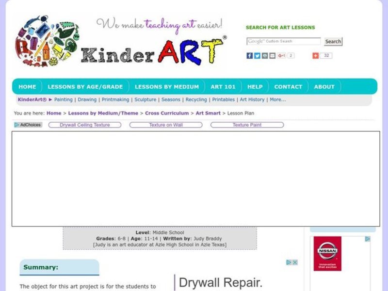 Texture And The World Around You Lesson Plan