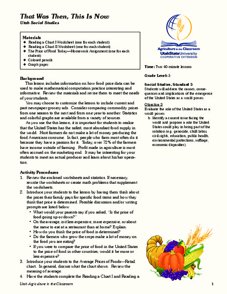 That was Then, This is Now Lesson Plan