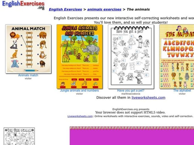 The Animals Interactive