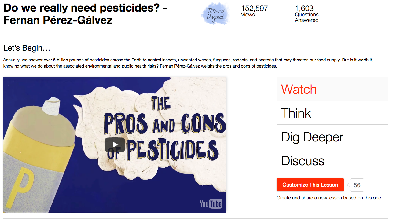 Do We Really Need Pesticides? Instructional Video
