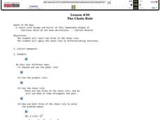 The Chain Rule Lesson Plan