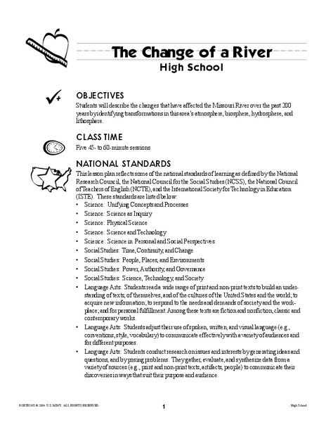 The Change of a River Lesson Plan