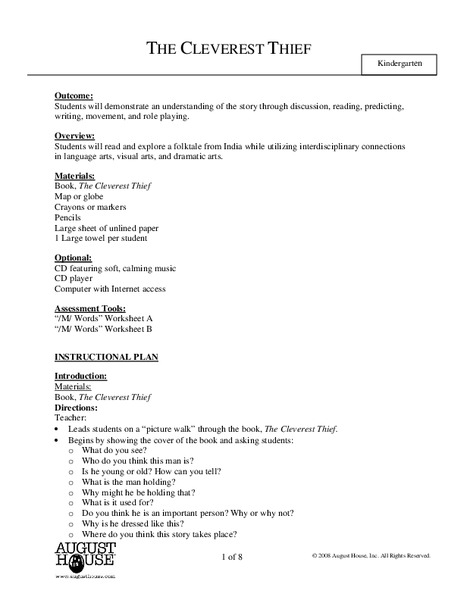 The Cleverest Thief Lesson Plan