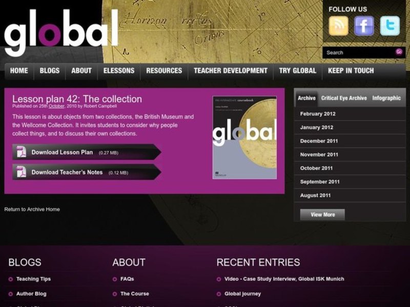 The Collection Lesson Plan