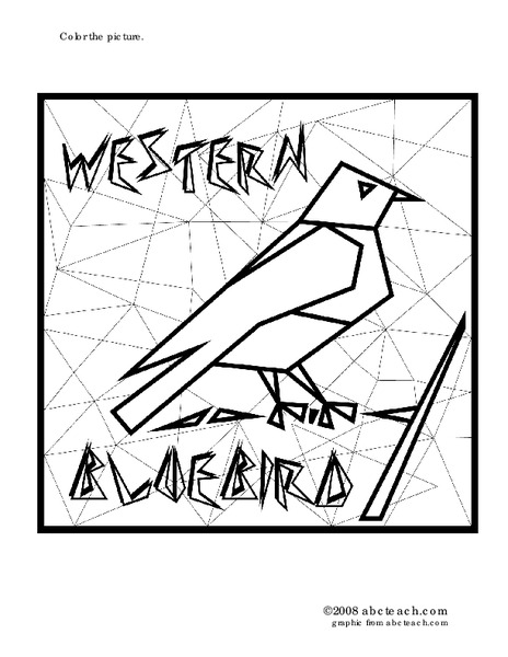 The Color Blue Worksheet