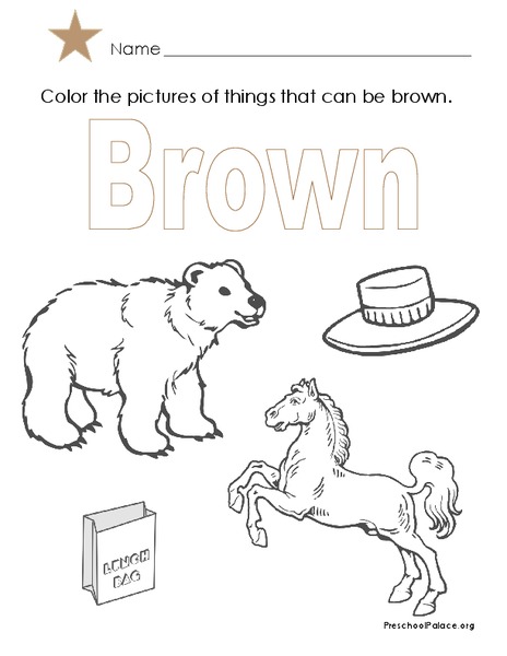 The Color Brown Lesson Plan